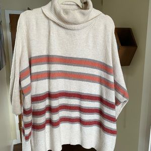 Loft poncho sweater, small.